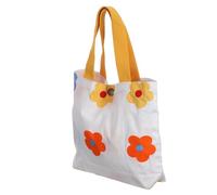 SECFOU Borsa Mini Floreale in Tela di Cotone Cerniera 9.84x8.27x3.54in per Viaggi e Confezioni Regalo Ragazze