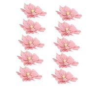 SECFOU Carta Rosa per Decorazioni Personalizzate, 10 Pezzi Fatti in Carta Crespa, Eleganti e Romantici per Decorazione Casa e Pareti, Facile Installazione