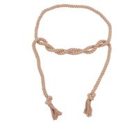 SECFOU Cintura in Cotone e Canapa Intrecciata Stile Gotico Fascia Vita Decorativa Roba per Costume e Uso Quotidiano Design Semplice e Resistente per Adulti