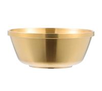 SECFOU Ciotola per Offerte Buddista in Rame Spesso Lucidato, Coppa D'acqua Santa Decorativa per Casa, Tempio e Sala Yoga, Ciotola per Offerte di Buon Auspicio Multifunzione, Tazza