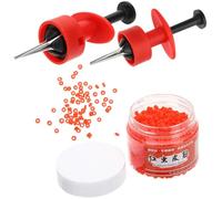 SECFOU Clip per Esche Rosse da Pesca Portatile in ABS Lavorazione Fine e Protezione Mani, Set 1 Pezzo per Lombrichi e Vermi Rossi Uso Outdoor Pesca