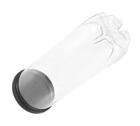SECFOU Contenitore Coperchio Tennis per Palline da Trasparente Pvc in Nero | Leggero e Facile da Trasportare, per Tavolo e Campo, Si Mette in Borsa o Auto