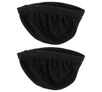 SECFOU Copri Cuffie di Cotone Elasticizzato 2 Pezzi, Coperture Auricolari Lavabili e Riutilizzabili, Protezioni Antipolvere per Cuffie Over-ear, Accessori per Cellulari e Audio