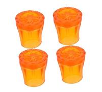 SECFOU Copri-stampella Antiscivolo in Gomma 4 Pezzi, Protezione per Piedi Bastone per Stampelle, Tappetino per Gambe Deambulatore Adatto a Pavimenti Duri come Parquet e Piastrelle