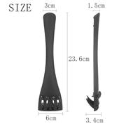 SECFOU Cordiera per Violoncello 4/4 in Fibra di Carbonio Regolatore di Precisione, Accessorio per Migliorare la Qualità del Suono e Durata, Parte di Ricambio per Strumenti Musicali