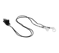 SECFOU Cordino per Audiofoni con Clip di Protezione Nera, Supporto Sicuro e Cavo Stabilizzatore per Amplificatore Acustico Retroauricolare, Compatibile Anziani, per Viaggi e Uso