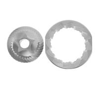 SECFOU Disco Macinacaffè in Acciaio Inox Macine Coniche Ricambio per Macinacaffè Espresso, Set Macine per Macinatura Uniforme, Compatibile per Casa, Bar e Ufficio