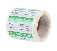 SECFOU Etichette Di Calibrazione Scrivibili Autoadesive Permanenti 300 Pezzi Rotolo, Adesivi Di Controllo Qualità Resistenti Per Magazzino, Inventario e Produzione Ufficio