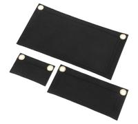SECFOU Inserto Organizer in Feltro 3 Pezzi Occhielli per Pochette e Borse a Tracolla, Divisorio Interno Compatto per Organizzazione e Trasformazione Borsa da Donna