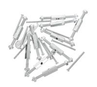 SECFOU Kit 10 Pezzi Riparatore Scatola Derivazione 86 Tipo in Acciaio Chiave per Fissaggio e Prevenzione Allentamenti, per Scatole Elettriche e Riparazioni Socket Stile Stili multipli