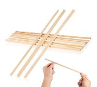 SECFOU Listelli in Legno per Modanature Finestre Beige, Set da 10 Pezzi, Facili da Usare per Interni ed Esterni, Design Delicato per Decorazioni in Camera da Letto