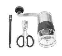 SECFOU Macinapillole Portatile Manuale per Anziani Manovella, Macinazione Polvere Fine, Piccolo Frantoio Compresse per Casa, Viaggi e Ospedale, Macinino Medicinale Silenzioso Ergonomico