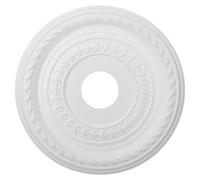 SECFOU Medaglione Decorativo Facile Installazione e Alta Durata in Pu Bianco da Soffitto per Lampadari Moderni LED per Ufficio e Spazi Commerciali
