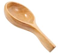 SECFOU Mestolo in Legno Massello per Acqua da Bagno e Sauna, Paletta Multiuso Impugnatura Ergonomica, Cucchiaio D’acqua Portatile per Uso Domestico, Hotel e Giardino