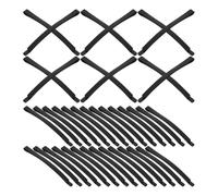 SECFOU Metal Hair Barrettes Nero da 6 Cm, 50 Pezzi in Metallo, Semplici e Classici, Accessori per Capelli Donna per Viaggio e Borsa