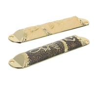 SECFOU Mezuzah Ebraica in Metallo per Porta con Rotolo di Torah, Decorazione da Muro Raffinata e Tradizionale per Casa, come Regalo Mitzvah