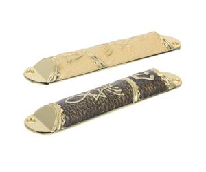 SECFOU Mezuzah Ebraica in Metallo per Porta con Rotolo di Torah, Decorazione da Muro Raffinata e Tradizionale per Casa, come Regalo Mitzvah