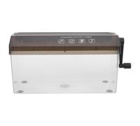 SECFOU Mini Distruggidocumenti Manuale A4 a Strisce Macchina per la Distruzione della Carta Compatta senza Alimentazione per Uso Domestico e Ufficio Design Salvaspazio e