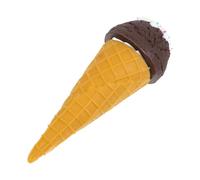 SECFOU Modello di Gelato Finto Cono in Pvc Realistico e Decorazione Affascinante per Vetrine di Negozi, Accessorio Fotografico per Creare Un'atmosfera Estiva