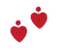 SECFOU Orecchini Forma di Cuore Orecchini Pendenti per Donna Regalo Romantico Accessori per Orecchie