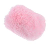 SECFOU Parabrezza Antivento in Pelliccia Artificiale Rosa per Microfono Copertura Antivento Professionale Compatibile con Sennheiser Mk4 Mk8 per Registrazioni All’aperto e Riprese Sul