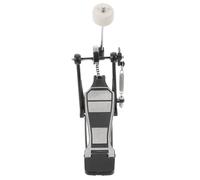 SECFOU Pedale Movimento Lega Nero a Alluminio in di Singolo Batteria Portatile con Catena Singola Accessorio con Chiave Grancassa Acustica