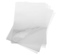 SECFOU Pellicola Fotosensibile Trasparente Formato A4 100 per Timbri Plastico Flessibile e Facile da Esporre per Forniture di Sigilli