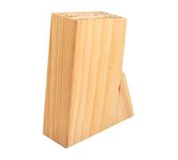 SECFOU Porta Coltelli da Cucina in Legno Supporto Sicuro e Fessure di Diverse Dimensioni, Accessorio Semplice per Organizzare Utensili da Cucina Sul Piano di Lavoro