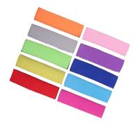 SECFOU Porta Ghiaccioli in Neoprene 10 Pezzi Sacchetti Riutilizzabili Maniche Isolanti per Feste e Progetti Creativi per Colore Assortito Colore Casuale