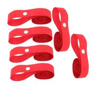 SECFOU Protezione per Camera D'aria Bici in Nylon Rosso 6 Pezzi 77x1,8x0,1cm per Prevenzione Forature Adatta a Bici da Città e Mountain Bike