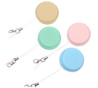 SECFOU Pulitore dello Schermo per Telefono 4 Pezzi in Silicone e Pp con Laccetto Portachiavi, Rimuove Olio, per Smartphone e Tablet, Pratico e Portatile Colore Casuale