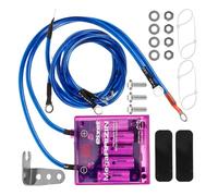 SECFOU Regolatore di Tensione Digitale per Auto Stabilizzatore a 3 Fili di Terra, Raddrizzatore Elettrico Display Digitale, Kit per Migliorare L’avviamento la Sicurezza del Motore