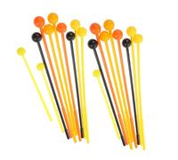 SECFOU Set 20 Bacchette per Percussioni in Plastica e Principianti, Resistenti e Adatte a Strumenti Musicali come Xilofoni e Tamburi in Aule Musicali e Studi