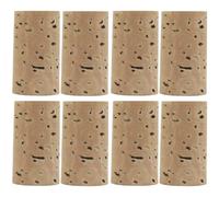 SECFOU Set 8 Pezzi Tappi di Sughero per Flauto Testata, Ricambio Strumenti Musicali in Sughero Naturale, Sigillatura Antiperdita Aria per Miglior Prestazioni Flauto, Accessori