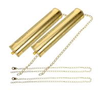 SECFOU Set Contrappesi Decorativi per Orologio da Pavimento in Lega di Alluminio, Catena da 2 Metri Ganci, Accessori per Orologi da Parete e Pendolo per Arredamento Casa e Ufficio