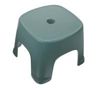 SECFOU Sgabello Piccolo in Pvc Verde per Bagno e Cucina, Sgabello un Gradino Antiscivolo Permette la Posizione Naturale Accovacciata, Resistente e Stabile