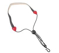 SECFOU Single Clarinet Neck Strap Regolabile Nero con Gancio Metallico | Supporto Imbottito per Studio e Prove, Pelle Scamosciata e Finta Pelle, per Adulti e Studenti