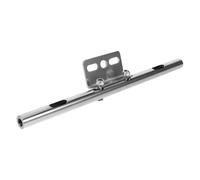 SECFOU Staffa Resistente All'usura per Frecce Moto in Lega di Alluminio Argento Supporto di Montaggio Affidabile Vintage e Retro per Luci Anteriori e Posteriori