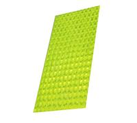 SECFOU Strisce Riflettenti per Ruote Bici 8 Pezzi Gialle in PVC Termostabile Fluorescente per Ciclismo Notturno in Nebbia Sicurezza