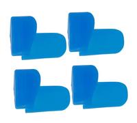 SECFOU Supporto le Dita in Silicone per Clarinetto 4 Pezzi, Poggiapollice Color Blu per Sollievo dal Dolore, Accessori Comodi per Strumenti a Fiato
