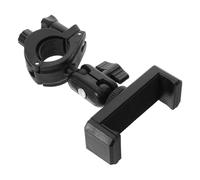 SECFOU Supporto per telefono e tablet, clip regolabile 15-31 mm, rotazione a 360°, portatile, in plastica, per saggi e concerti all'aperto