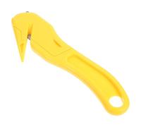 SECFOU Taglierina Apri-pacchi Portatile Gialla Design Ergonomico in Plastico e Acciaio per Ufficio e Traslochi, Cutter Sicuro per Carta e Corda