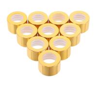 SECFOU Tappi per Bottiglie Diffusore Aroma 28 Denti 10 Pezzi, Coperchi Vuoti Ricaricabili per Barattoli Diffusori a Bastoncini, Accessori Ricambio per Profumazione Casa Fai da Te