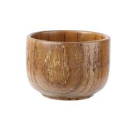 SECFOU Tazza in Legno Classica Multifunzionale Tocco Confortevole, Materiale Sintetico, come Bicchiere per Vino o Acqua, Design Naturale e Stile Rustico