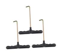 SECFOU Tiralacci per Scarpe Professionali 3 Pezzi Ganci di Serraggio a T Resistenti e Impugnatura Ergonomica Antiscivolo, Tendilacci Portatili per Pattini a Rotelle e Scarpe Sportive,