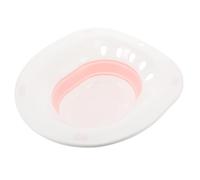 SECFOU Vasca da Bagno Semicupio Pieghevole per Donna Incinta e Uomo, Bidet da Viaggio Portatile Ergonomico per Uso Post-partum e Bagno di Vapore, Comoda Vasca a Mezzaluna per Casa