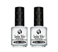 Seche Vite Dry Fast Top Coat Boxed 0.5oz (2 Pack) by Seche