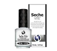 Seche Vite Dry Fast Top Coat trasparente, ad asciugatura rapida e di lunga durata, 14 ml