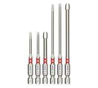 Sechskant Schraubendreher Bit Set - 6 Stück Magnetische S2 Stahl Bohrer Bits | 1,5-6 mm Schrauber Aufsätze Für Möbel Montaggio Holzarbeiten Heimwerken Reparatur Werkzeug Stahl Bohrer Bits Schrauber
