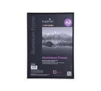 Seco Brushed Alum Frame 11Mm A3 Blk NUOVO